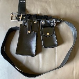 Faux Leather Utility Belt